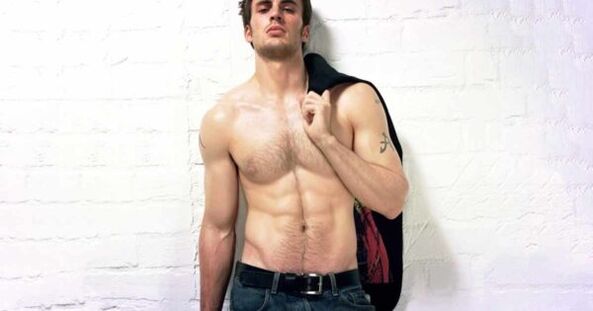 a brutal man with an enlarged penis