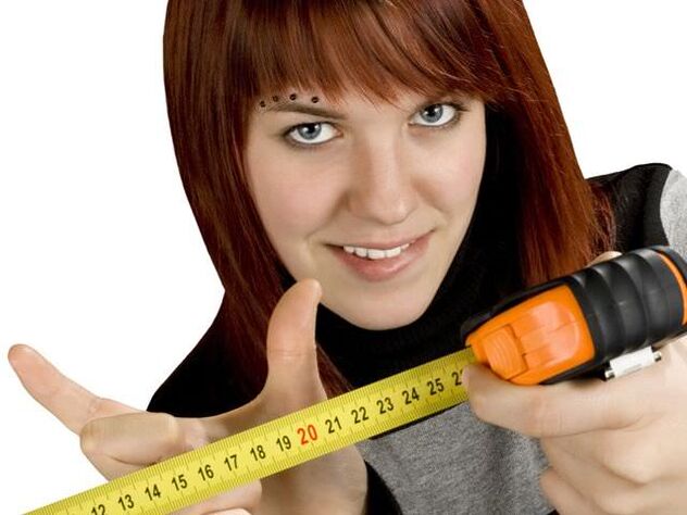 A noticeable result of exercises to increase the phallus